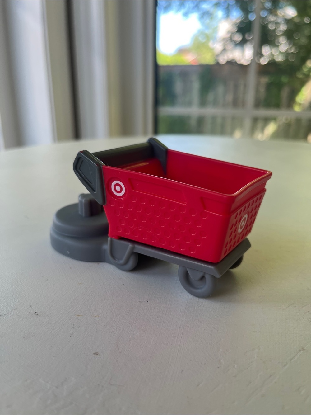 3/$15 💜Little People Target Red and Gray Mini Toy Shopping Cart